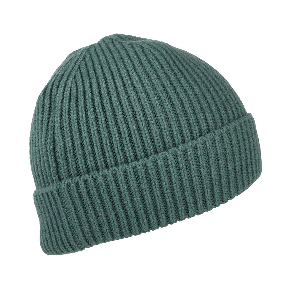 Gorro TNF Logo Box con vuelta de The North Face - Salvia Oscura