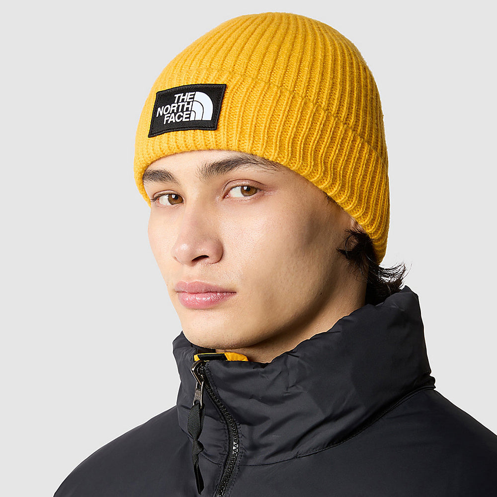Gorro TNF Logo Box con vuelta de The North Face - Diente de Léon