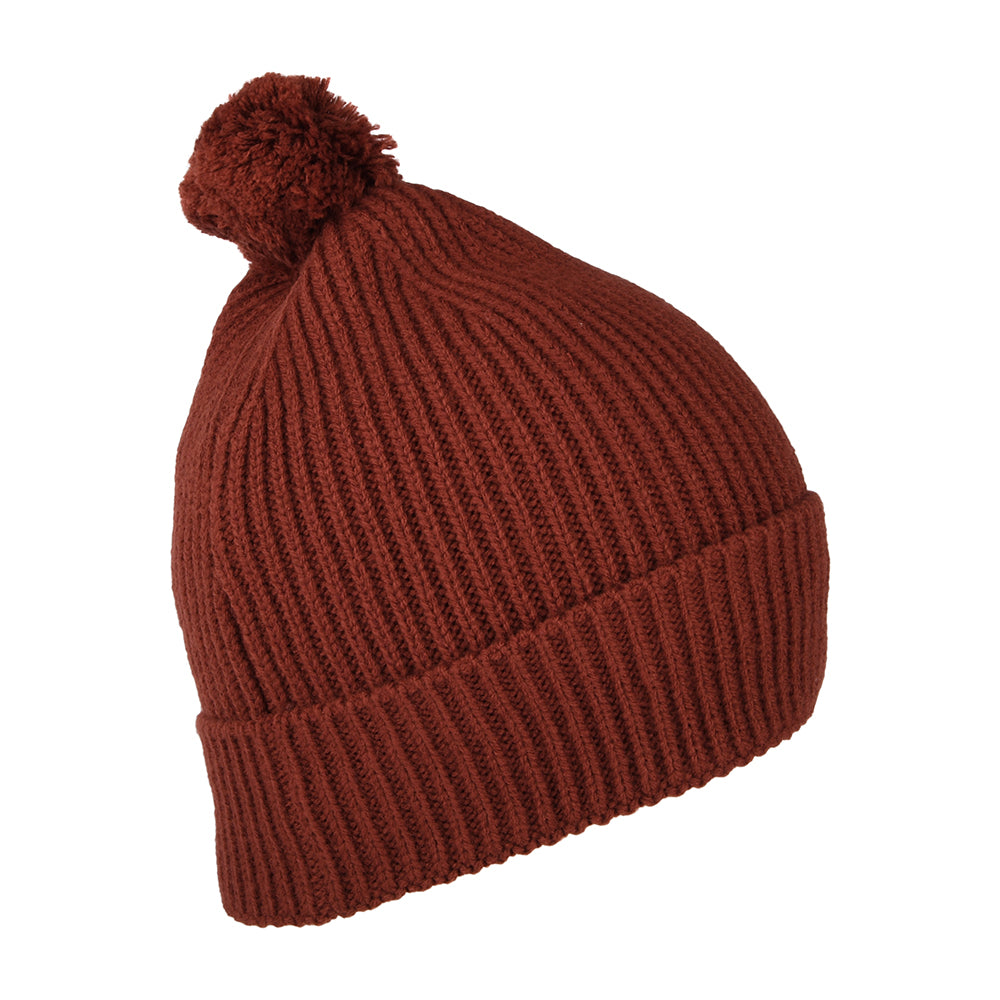 Gorro con Pompón Logo Box de The North Face - Coñac