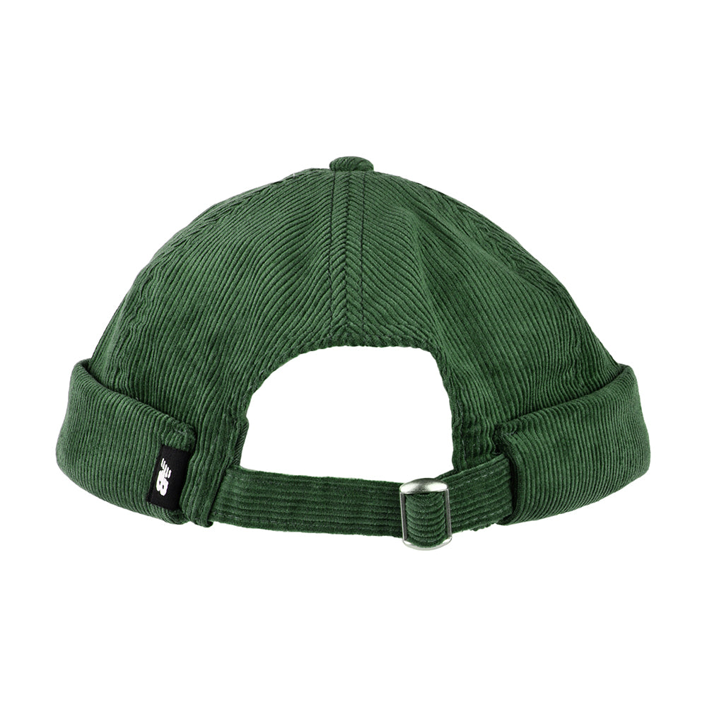 Gorro Beanie Docker efecto lavado de pana de New Balance - Verde Oliva