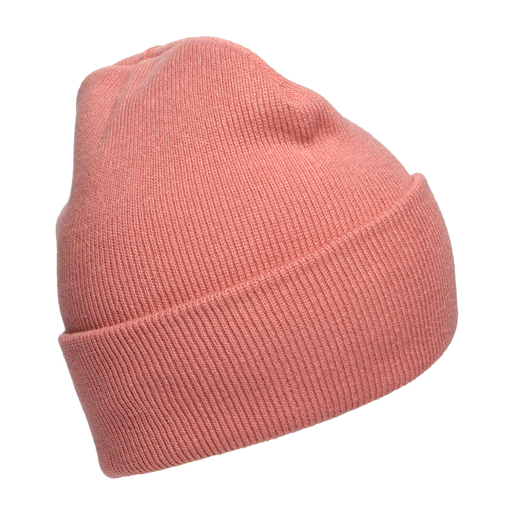 Gorro Beanie Ashley con vuelta de Carhartt WIP - Rosa Violáceo