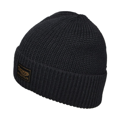 Gorro Beanie Watch Cap con vuelta de Triumph Motorcycles - Azul Oscuro