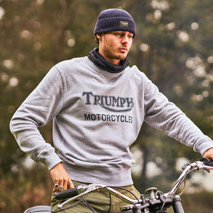 Gorro Beanie Watch Cap con vuelta de Triumph Motorcycles - Azul Oscuro
