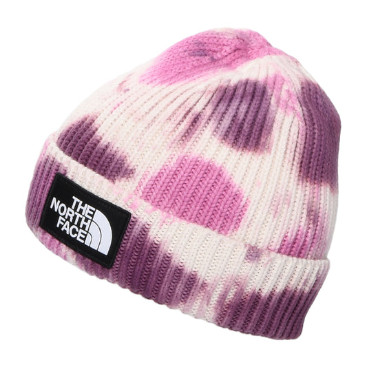 Gorro Logo Box de algodón Tie Dye de The North Face - Verde Pastel-Rosa