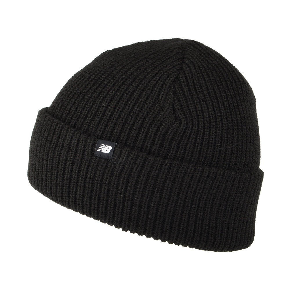 Gorro Punto Acanalado de New Balance - Negro