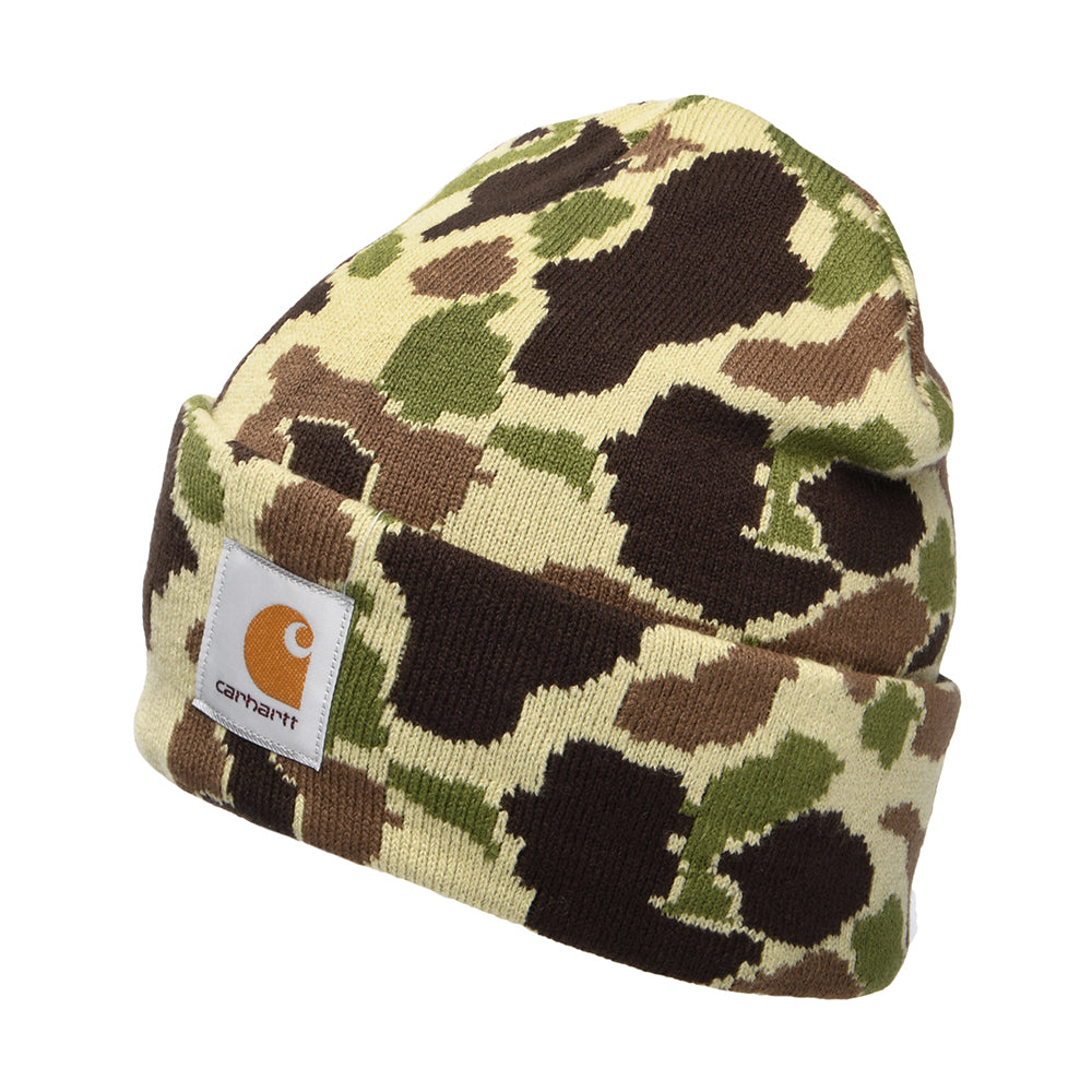 Gorro Beanie Duck Jacquard de Carhartt WIP - Camuflaje