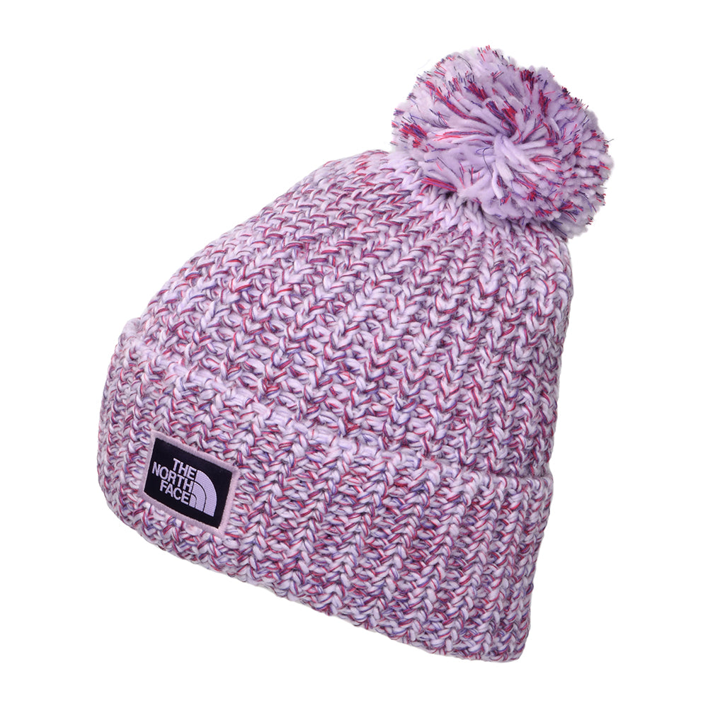 Gorro con pompón Cozy Chunky Cabin de The North Face - Lila