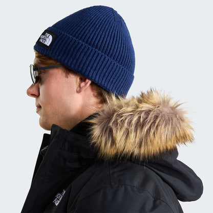Gorro Beanie TNF Logo Box reciclado de The North Face - Azul Marino
