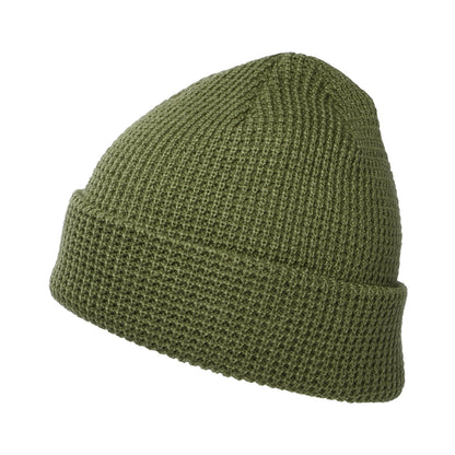 Gorro Beanie Snowdrifter punto gofre de Patagonia - Verde Oliva
