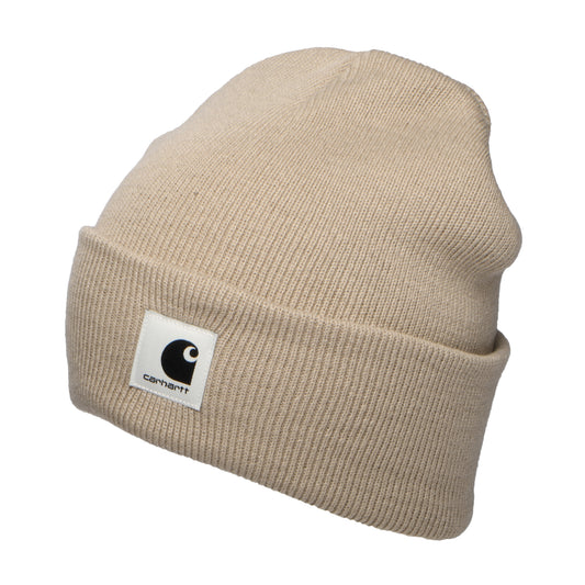 Gorro Beanie Ashley con vuelta de Carhartt WIP - Beige