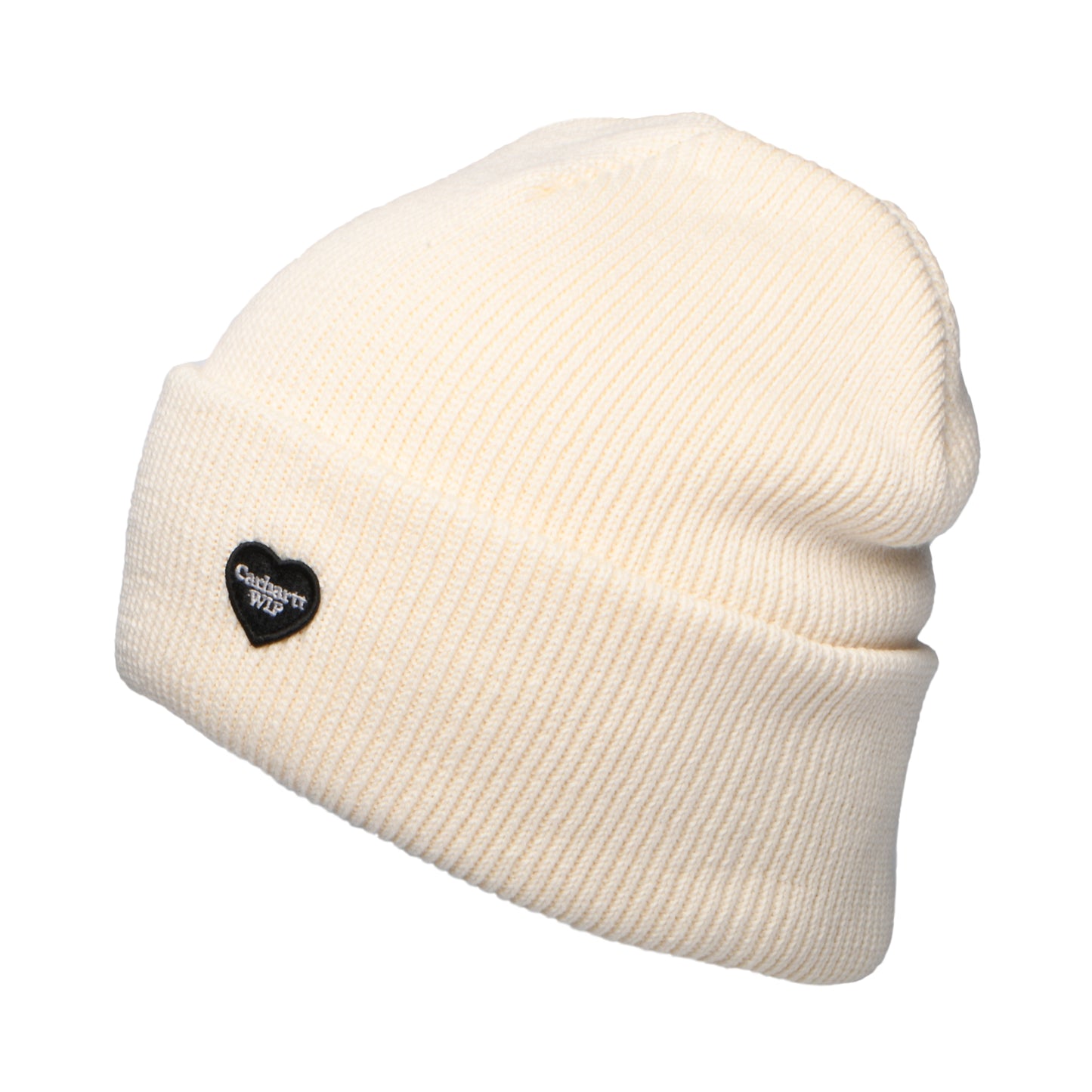 Gorro Beanie Small Heart de algodón orgánico de Carhartt WIP - Natural