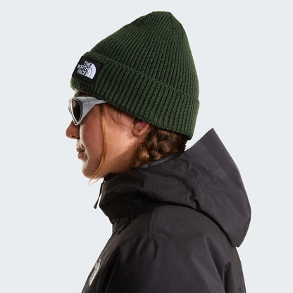 Gorro Beanie TNF Logo Box reciclado de The North Face - Verde Botella