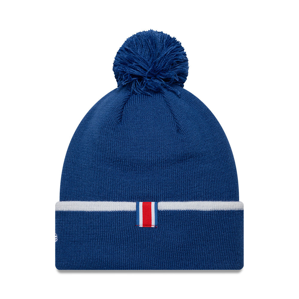 Gorro con pompón Core Cuff Paris Saint-Germain FC de New Era - Azul