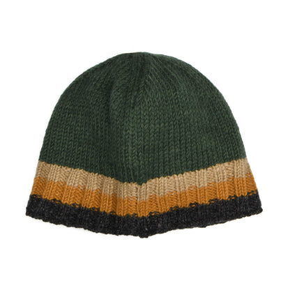 Gorro Beanie Hi Rib de Kusan - Verde-Camel