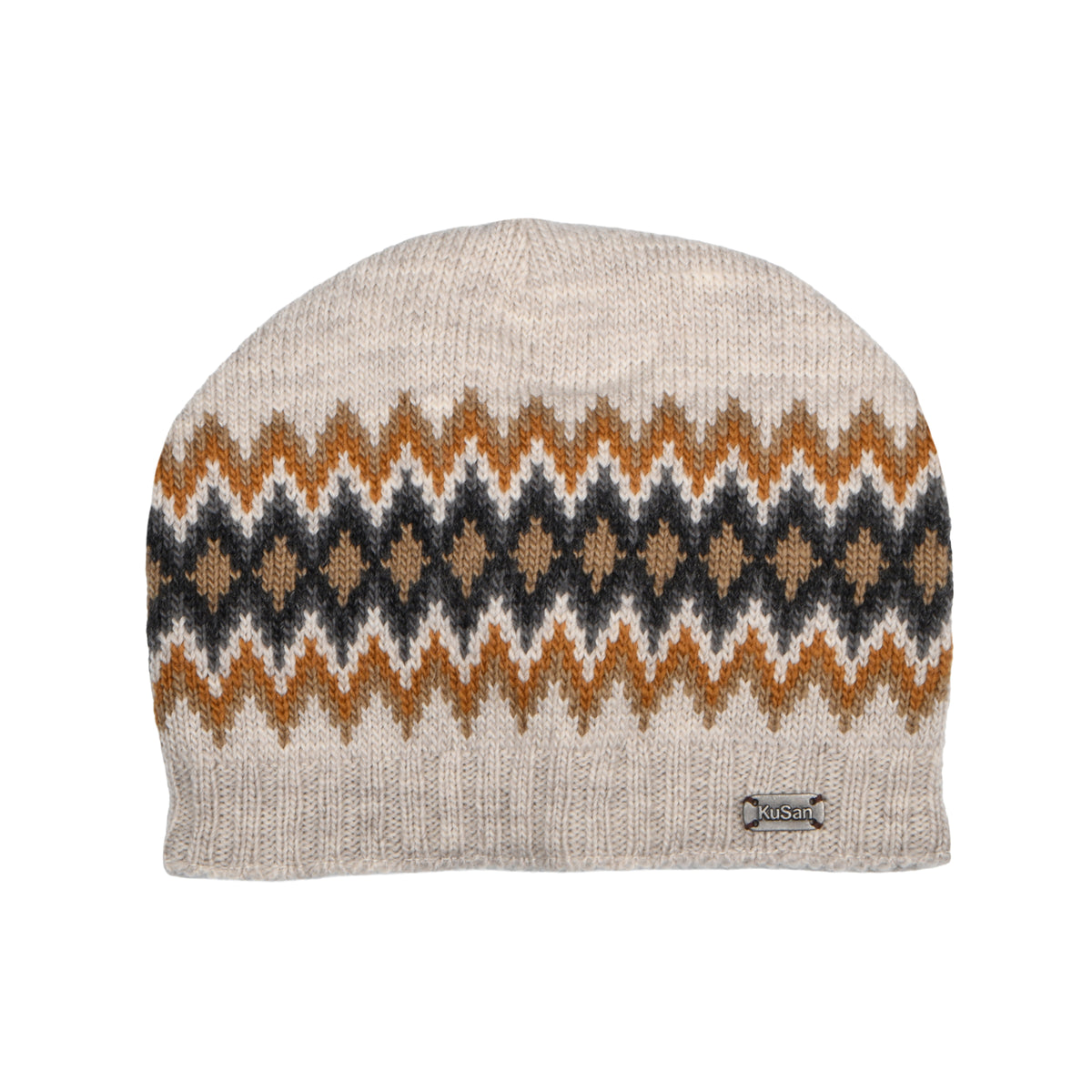 Gorro Beanie Button Down Diamond de Kusan - Avena-Multi