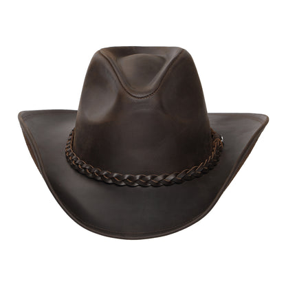 Sombrero Cowboy piel de búfalo de Jaxon & James Chocolate al por mayor