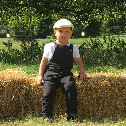 Gorra plana niño de algodón de Jaxon & James Beige al por mayor