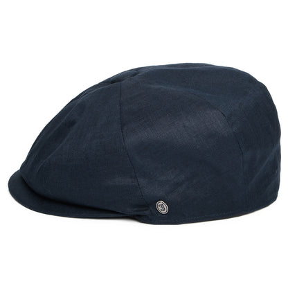Gorra Newsboy de lino de Jaxon & James Azul Marino al por mayor