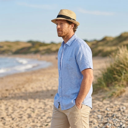 Sombrero Trilby Saybrook de rafia de Jaxon & James Natural al por mayor