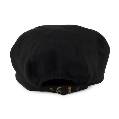 Gorra Baker Boy de mezcla de lana de sur la tête Negro al por mayor