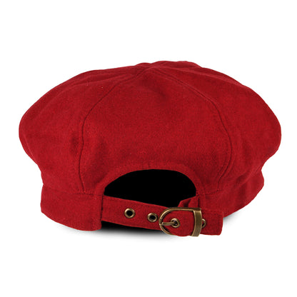 Gorra Baker Boy de mezcla de lana de sur la tête Rojo al por mayor