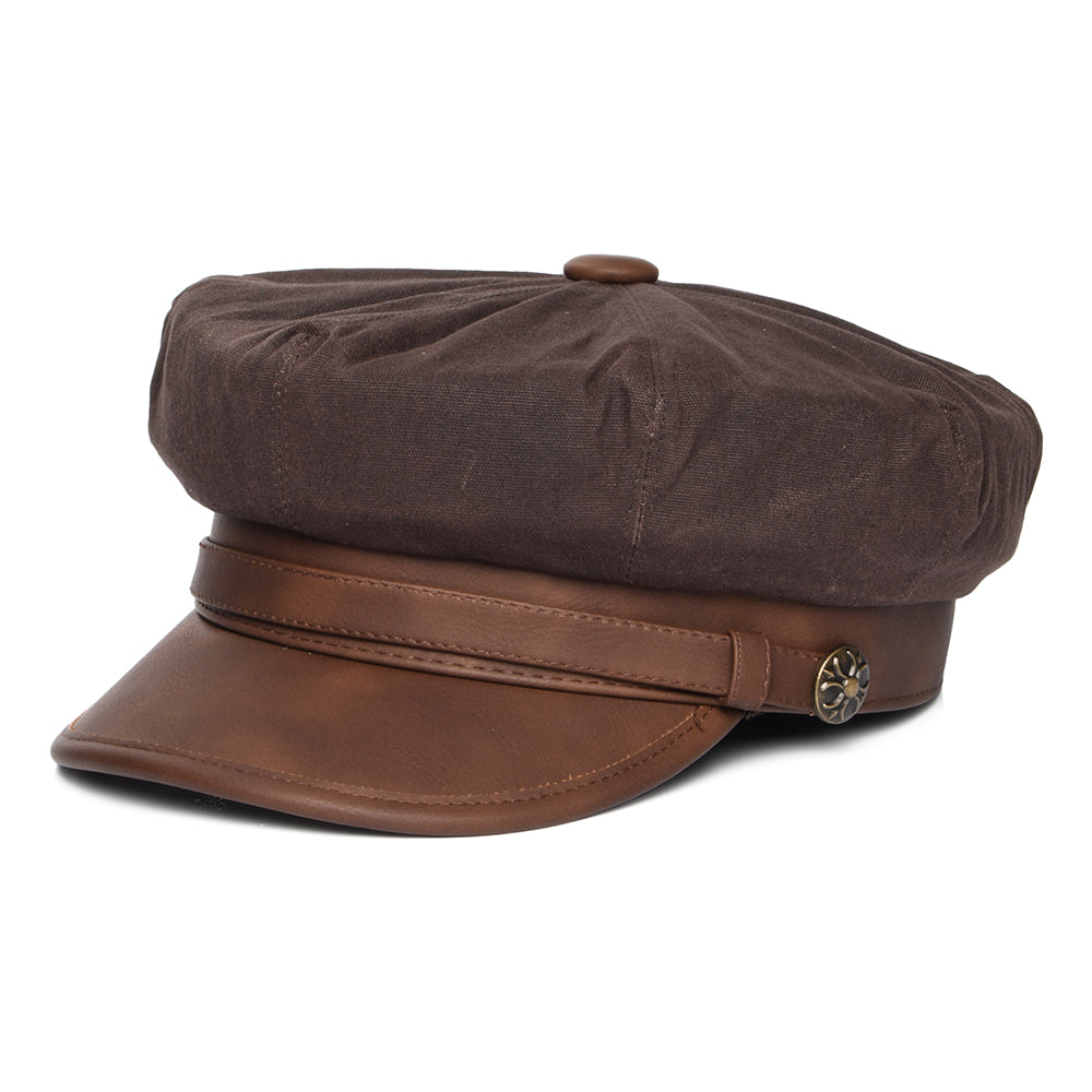 Gorra Rebel Motorcycle de Jaxon & James Marrón al por mayor
