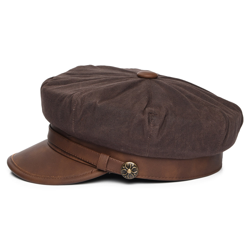 Gorra Rebel Motorcycle de Jaxon & James Marrón al por mayor
