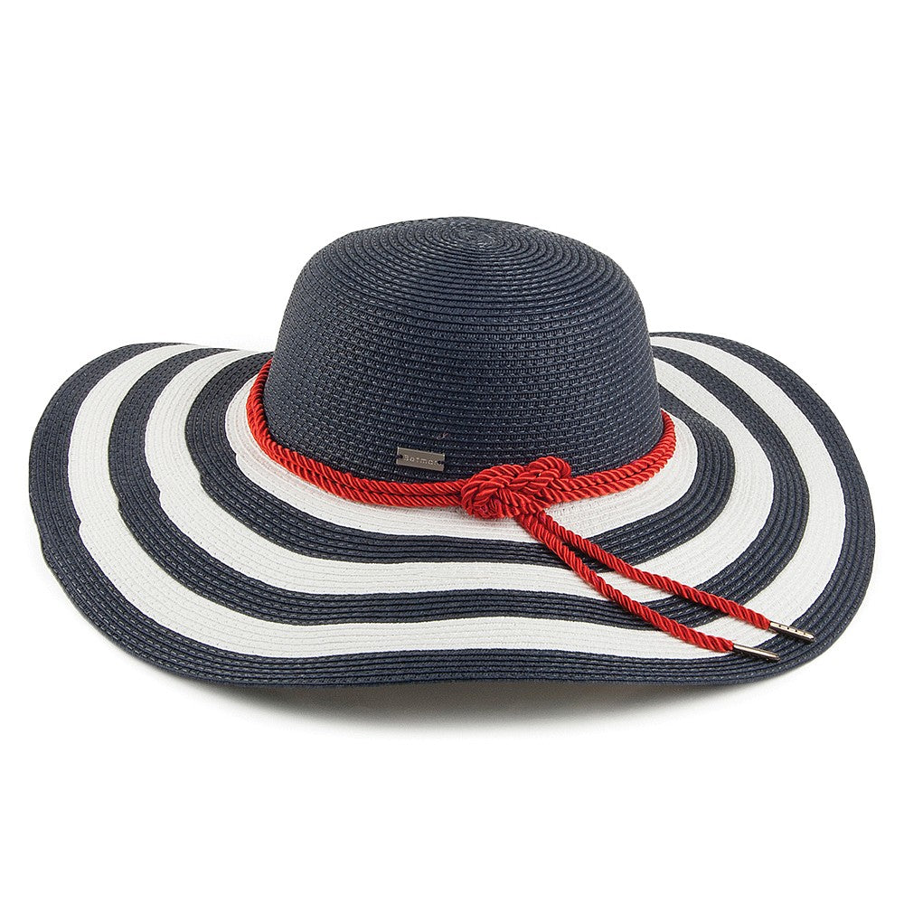 Sombrero Demetria de Betmar - Blanco-Azul Marino