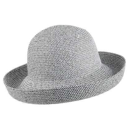 Sombrero playero Classic Roll Up de Betmar - Mezcla de Negro