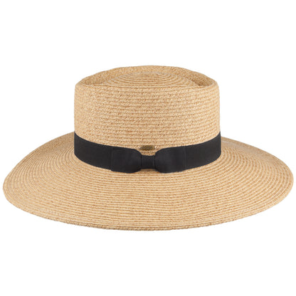 Sombrero de Sol Diego de paja toyo de Scala - Tostado