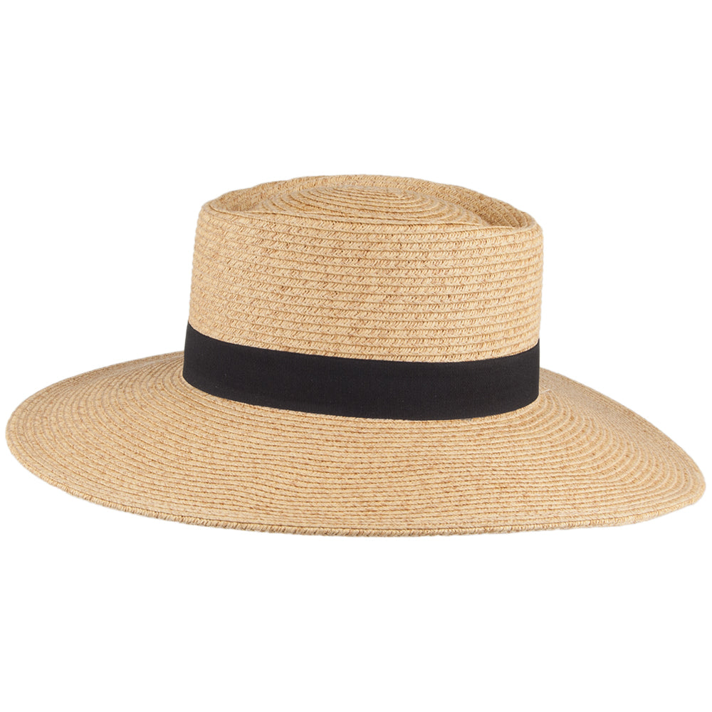 Sombrero de Sol Diego de paja toyo de Scala - Tostado