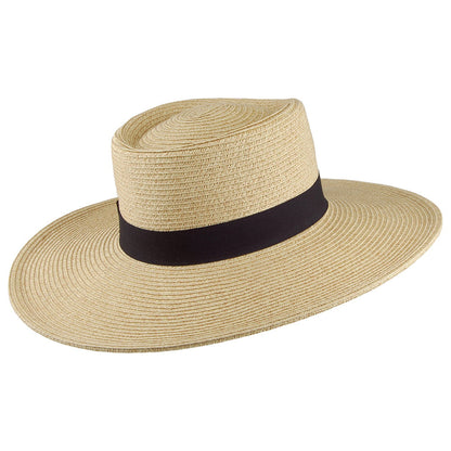 Sombrero de Sol Diego de paja toyo de Scala - Natural