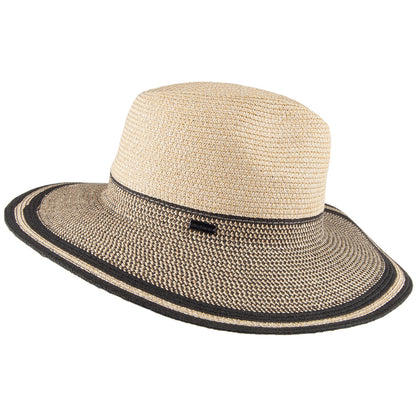 Sombrero Fedora Porto de Betmar - Natural-Negro