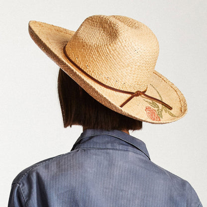 Sombrero playero Fedora Jenna de Brixton - Natural