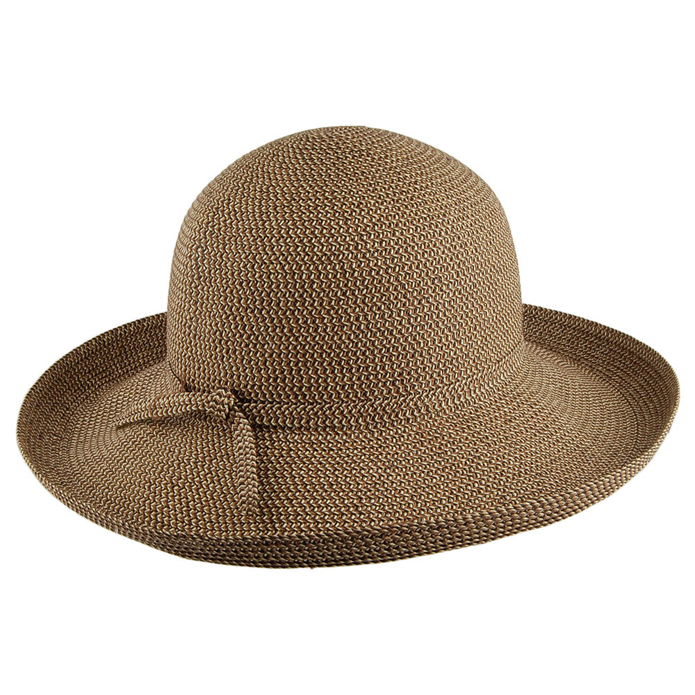 Sombrero de Sol Traveller plegable para mujeres de sur la tête - Natural-Negro