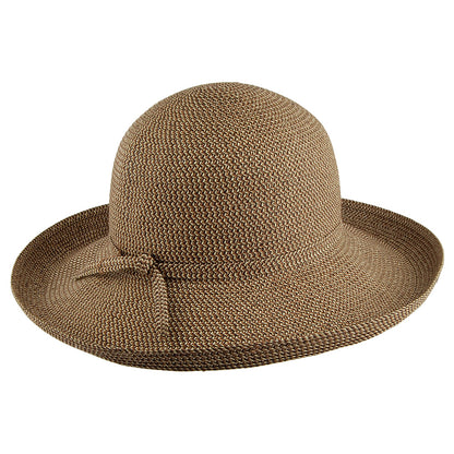 Sombrero de Sol Traveller plegable para mujeres de sur la tête - Natural-Negro