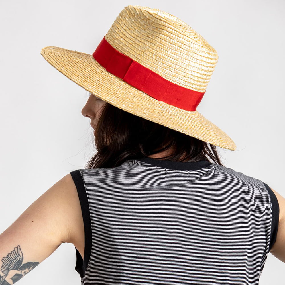Sombrero de sol Joanna de paja de Brixton - Natural-Ocre