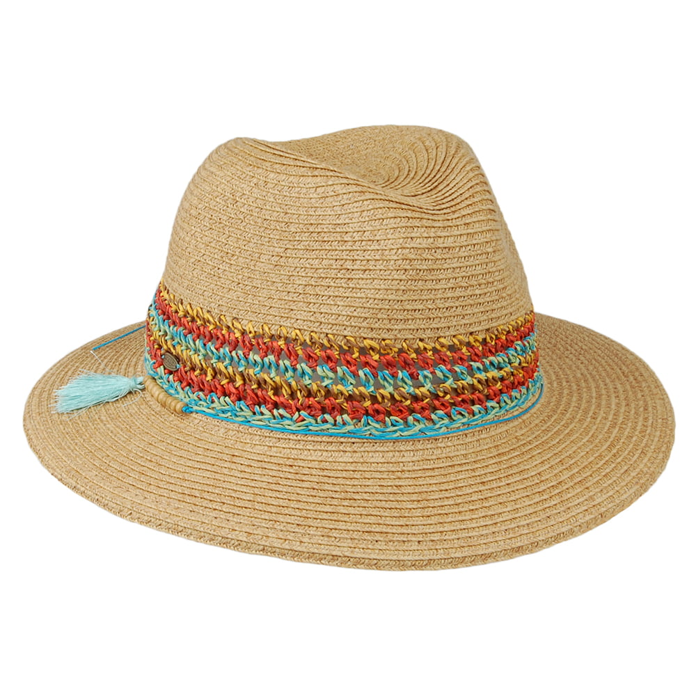 Sombrero Fedora Safari Lucio de Scala - Natural-Anaranjado