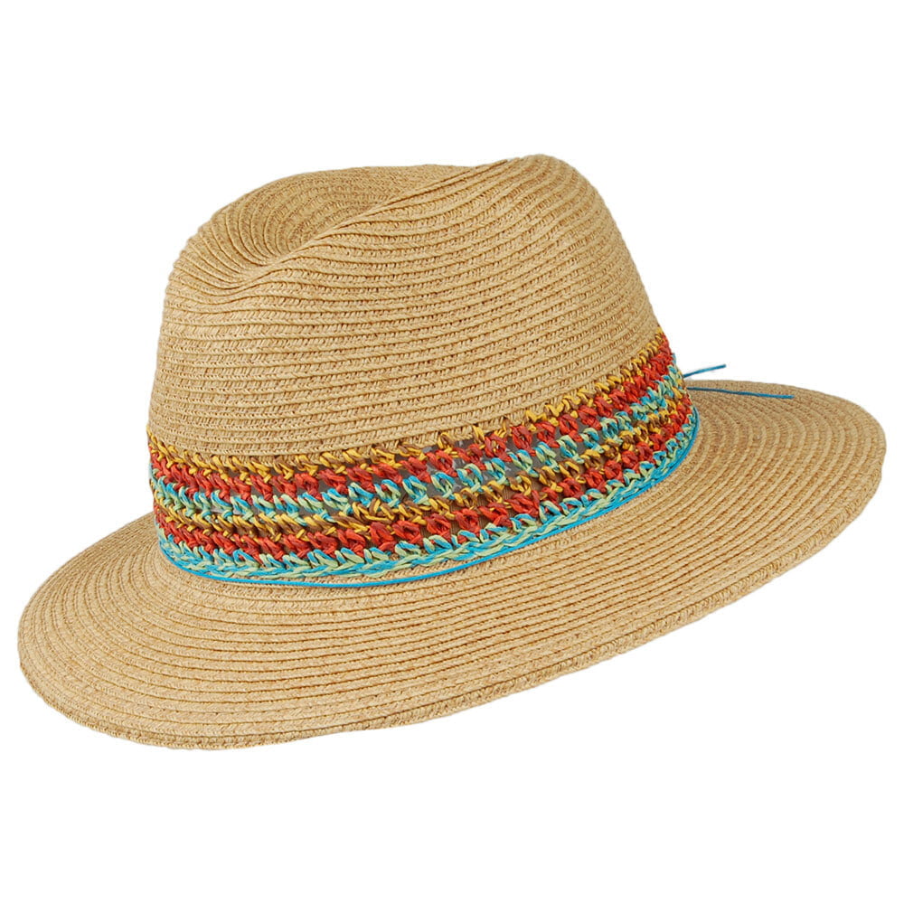 Sombrero Fedora Safari Lucio de Scala - Natural-Anaranjado