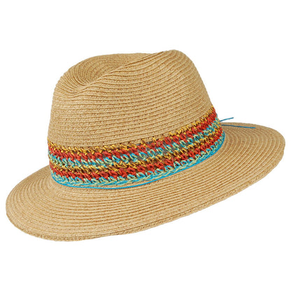 Sombrero Fedora Safari Lucio de Scala - Natural-Anaranjado