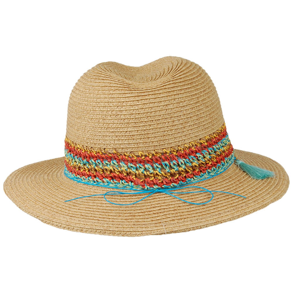 Sombrero Fedora Safari Lucio de Scala - Natural-Anaranjado