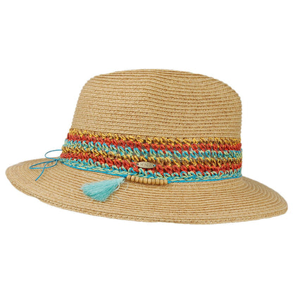 Sombrero Fedora Safari Lucio de Scala - Natural-Anaranjado