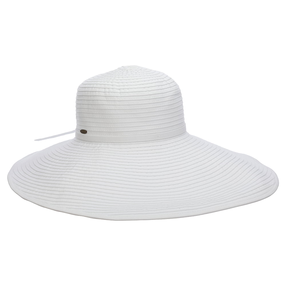 Sombrero Russo de ala ancha de Scala - Blanco