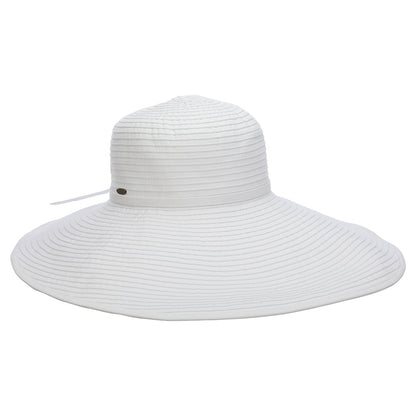 Sombrero Russo de ala ancha de Scala - Blanco