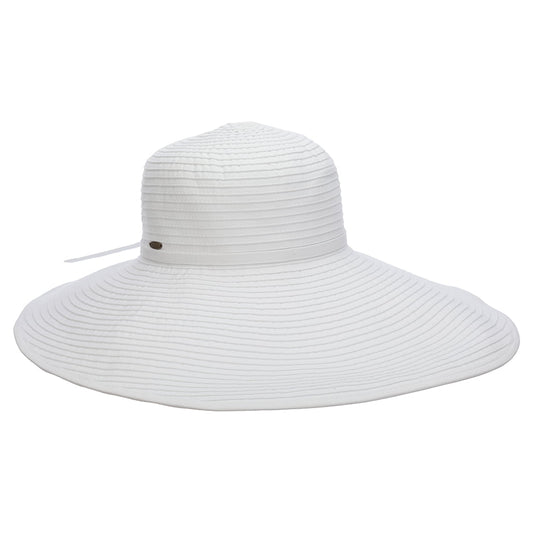 Sombrero Russo de ala ancha de Scala - Blanco