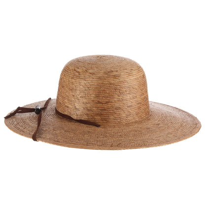 Sombrero Borocay de Palma trenzada de Scala - Té