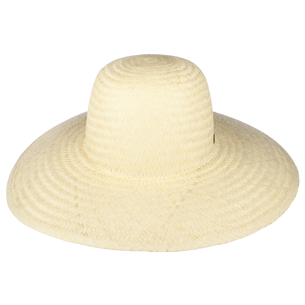 Sombrero de Sol Janae de ala ancha de paja toyo de Brixton - Natural