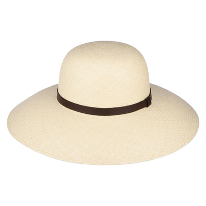 Sombrero de sol Panama mujeres Blenheim Big Brim de Failsworth - Natural