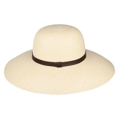 Sombrero de sol Panama mujeres Blenheim Big Brim de Failsworth - Natural