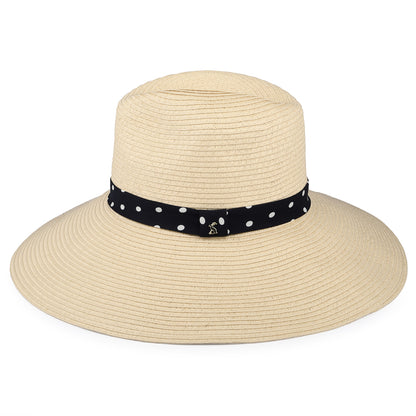Sombrero Fedora mujeres Sia de ala ancha de Joules - Natural